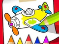 Jwèt Coloring Book: Cute Plane