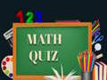 Jwèt Math Quiz 