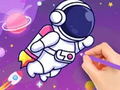 Jwèt Coloring Book: Astronaut