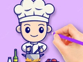 Jwèt Coloring Book: Chef