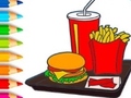 Jwèt Coloring Book: Hamburger