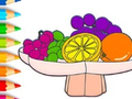 Jwèt Coloring Book: Fruit