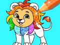 Jwèt Coloring Book: Lion