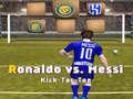 Jwèt Messi vs Ronaldo Kick Tac Toe