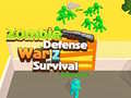 Jwèt Zombie defense War Z Survival 