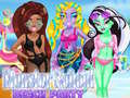 Jwèt Monster School Beach Party