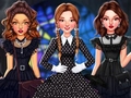 Jwèt Celebrity Wednesday Addams Style