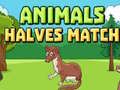 Jwèt Animals Halves Match