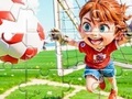 Jwèt Jigsaw Puzzle: Football Keeper