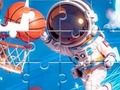 Jwèt Jigsaw Puzzle: Space Basketball