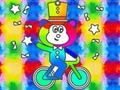 Jwèt Coloring Book: Monkey Rides Unicycle