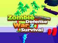 Jwèt Zombie defense: War Z Survival
