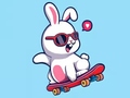 Jwèt Coloring Book: Rabbit Skateboard
