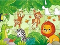 Jwèt Jigsaw Puzzle: Animals In The Jungle