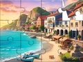 Jwèt Jigsaw Puzzle: Seaside Town