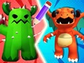 Jwèt Battle Of Monster: Drawing