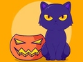 Jwèt Coloring Book: Halloween Cat