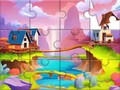 Jwèt Jigsaw Puzzle: Village