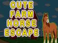 Jwèt Cute Farm Horse Escape