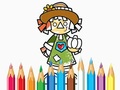 Jwèt Coloring Book: Scarecrow