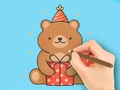 Jwèt Coloring Book: Gift Bear