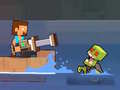 Jwèt Pirate Block Craft Monster Shooter