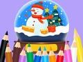 Jwèt Coloring Book: Christmas Crystal Ball