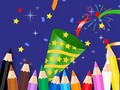 Jwèt Coloring Book: Happy New Year
