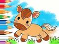 Jwèt Coloring Book: Running Horse
