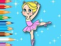 Jwèt Coloring Book: Ballet Girl