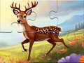 Jwèt Jigsaw Puzzle: Running Deer
