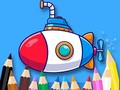 Jwèt Coloring Book: Submarine