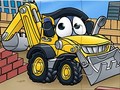 Jwèt Jigsaw Puzzle: Excavator Buliding