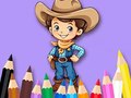 Jwèt Coloring Book: Cowboy