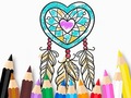 Jwèt Coloring Book: Heart Dreamcatcher
