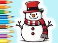 Jwèt Coloring Book: Snowman Family