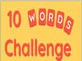 Jwèt 10 Words Challenge