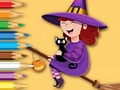 Jwèt Coloring Book: Trainee Witch