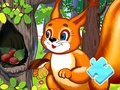 Jwèt Jigsaw Puzzle: Squirrel Hide Food