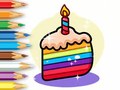 Jwèt Coloring Book: Birthday Cake