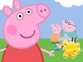 Jwèt Jigsaw Puzzle: Peppa With Family