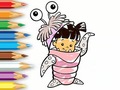 Jwèt Coloring Book: Monster Costume Girl
