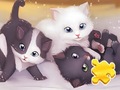 Jwèt Jigsaw Puzzle: Playing Cats
