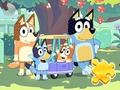 Jwèt Jigsaw Puzzle: Bluey Family