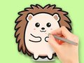 Jwèt Coloring Book: Cute Hedgehog