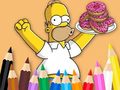 Jwèt Coloring Book: Simpson Doughnut