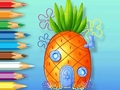 Jwèt Coloring Book: Pineapple-House
