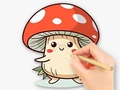 Jwèt Coloring Book: Mushroom