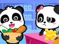 Jwèt Jigsaw Puzzle: Baby Panda Supermarket