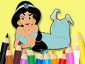 Jwèt Coloring Book: Princess Jasmine